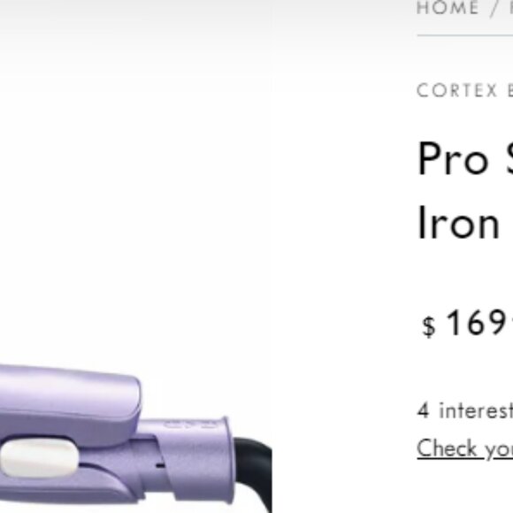 Cortex Beauty Pro Slim 1" Flat Iron Pro Hair Styling Tool 5 Mode Ceramic Plates - Picture 15 of 15